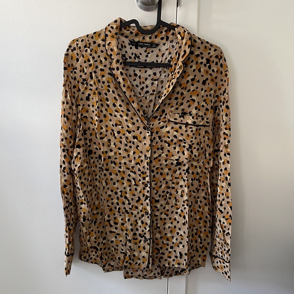 Zara leopard blouse - Picture 4 of 4